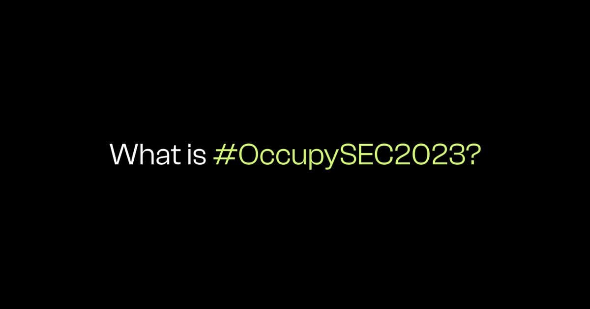 Featured image for What is OccupySEC2023